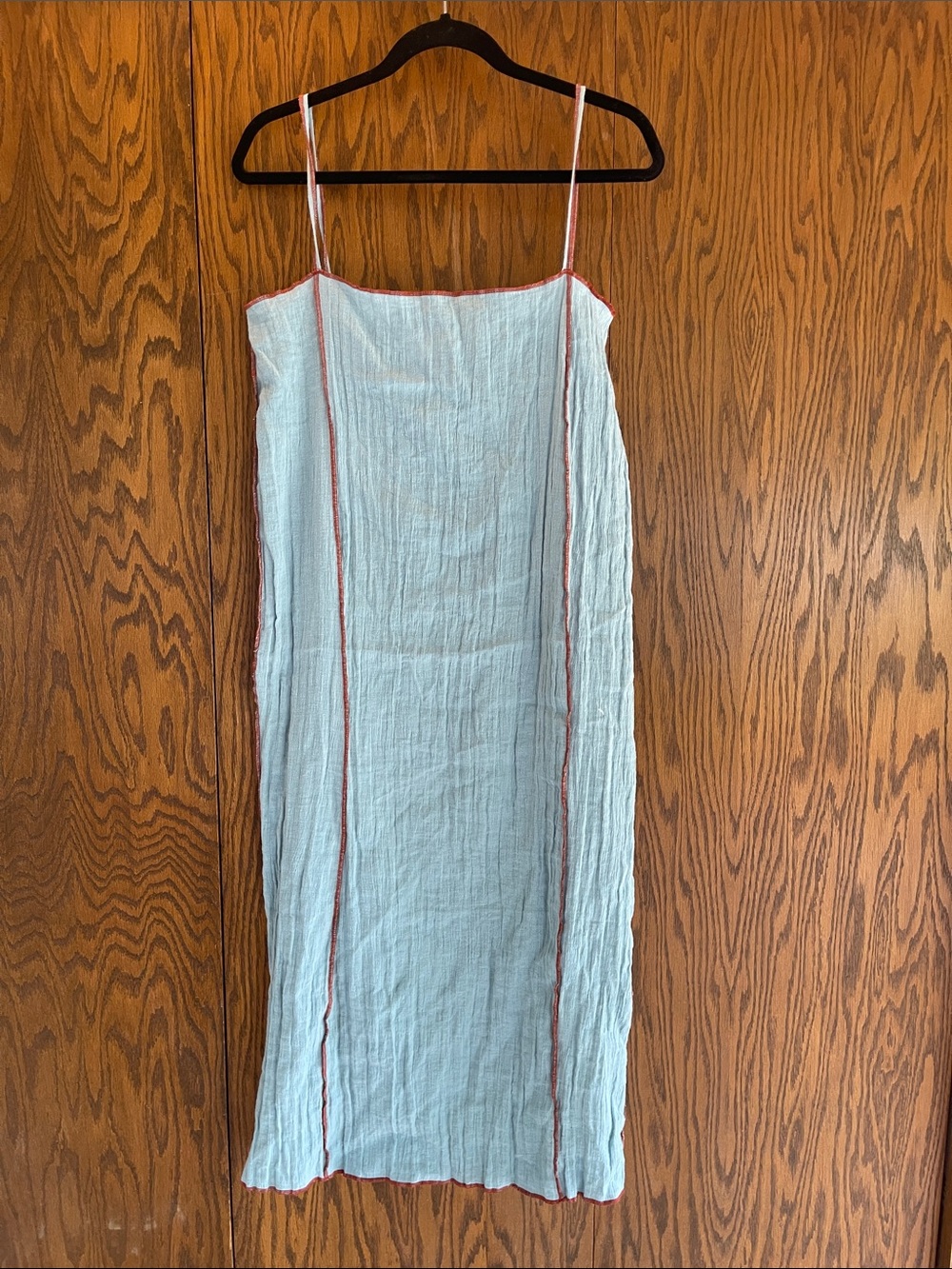 BASERANGE
SHOK SLIP DRESS - WUXI BLUE
